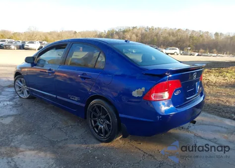 2008 Honda Civic Si/Si Mugen z USA, uszkodzony, nr VIN 2HGFA55528H703262